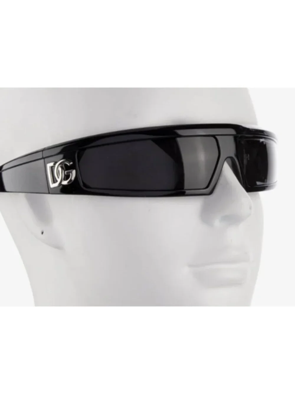 Dolce & Gabbana Black Wraparound Acetate DG6181 Sunglasses case & box included
